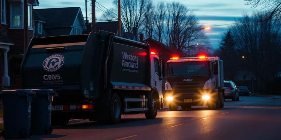 A waste management team optimising routes and customer updates in Velocity Global AI