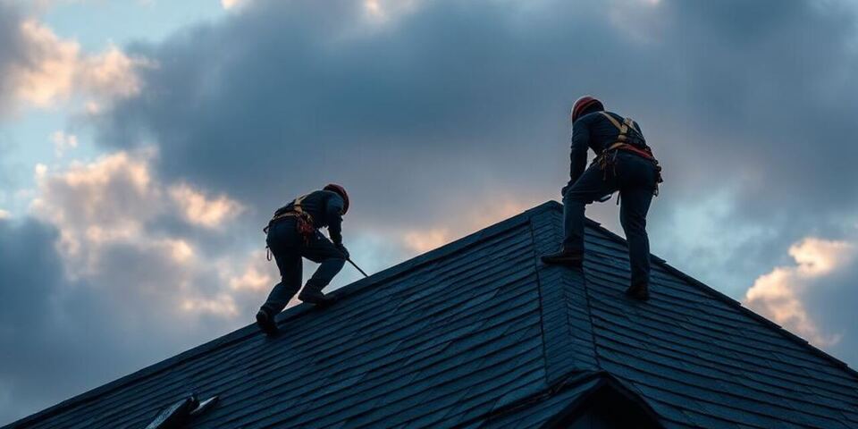 Roofing project managers tracking bids, crews and schedules in Velocity Global AI