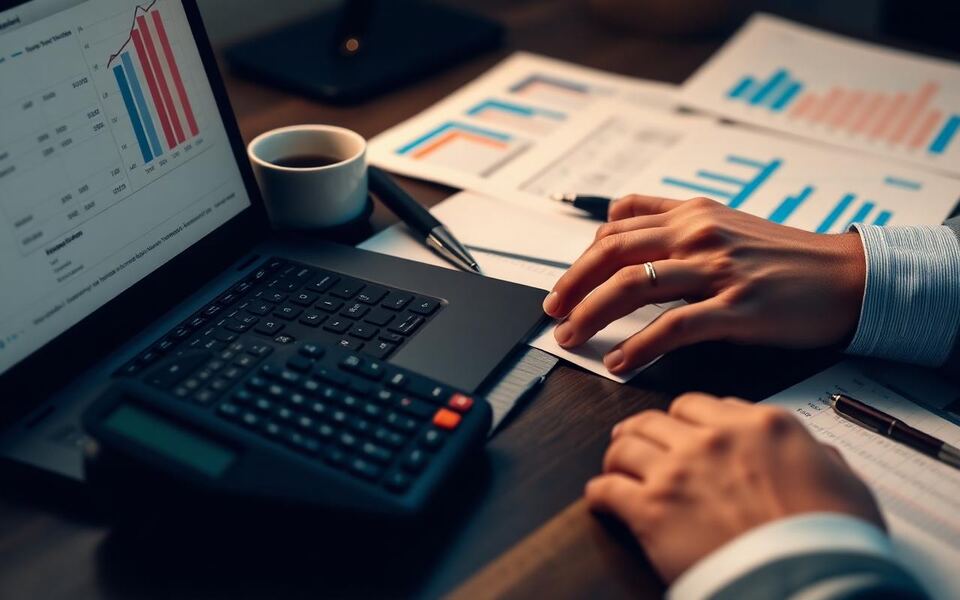 Accounting advisors meeting with clients in a modern office